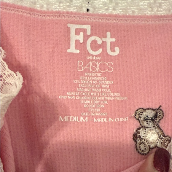 Fct Basics With Love Teddy Bear Camisole - Picture 4 of 4